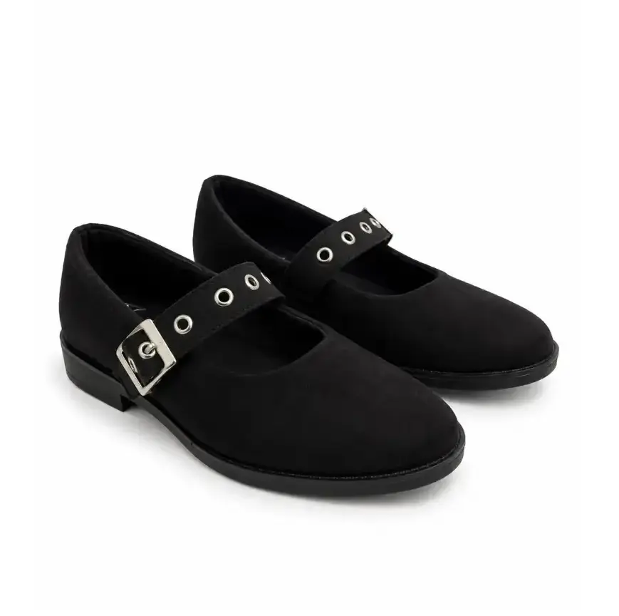 [LCZ1156NE] Baleta Mary Jane (Negro, 36).webp