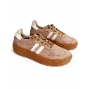 [JCZ2666BE] Tenis Franjas Suela Alta (36, Beige).webp