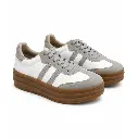 [JCZ2666BL] Tenis Franjas Suela Alta (36, Blanco).webp