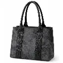[ROB1220NE] Bolso Baul franjas (Negro).webp