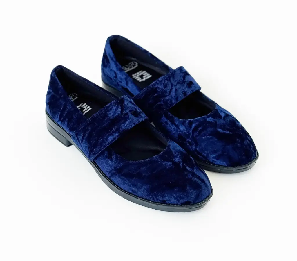 Baleta Velvet Correa Elástica