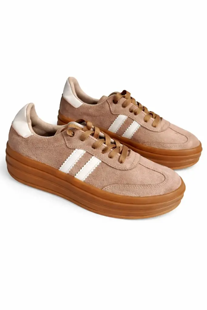 Tenis Franjas Suela Alta