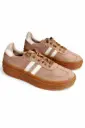 Tenis Franjas Suela Alta