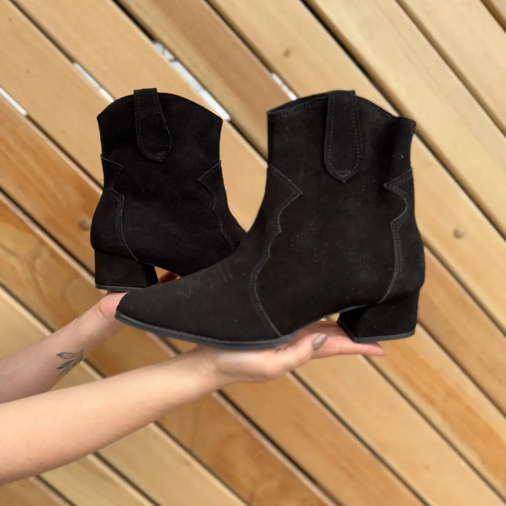 Bota Texana Tacón medio