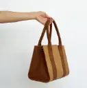 Bolso Baul franjas