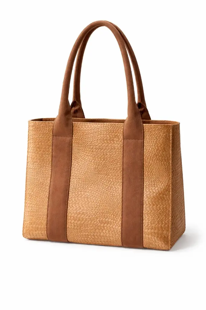Bolso Baul franjas