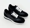 Tenis Cuero Combinado Carnaza 