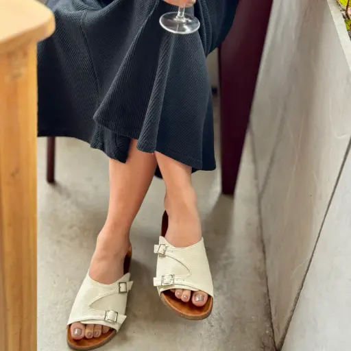 Sandalia Canoa Dos Hebillas