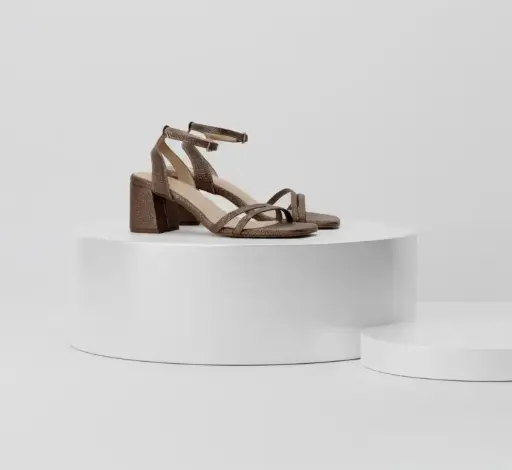 Sandalia Dos Correas Tacon