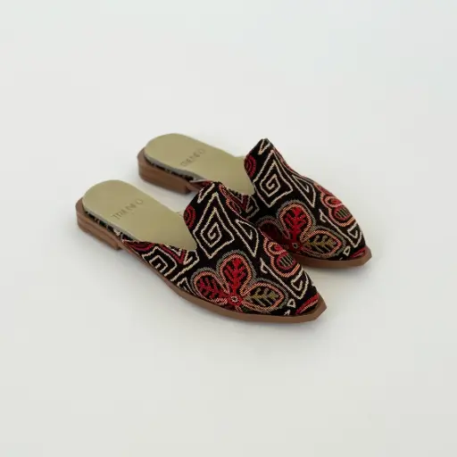 Zueco Plano Punta Cuadrada