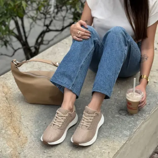 Tenis Tejido Cola Cordon