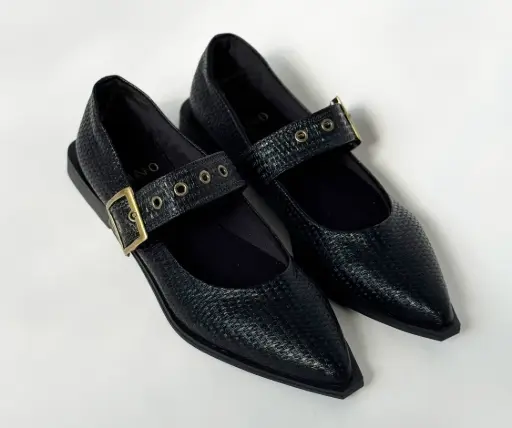 Baleta Taches Punta Cuadrada